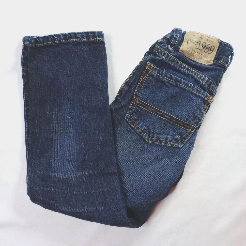 The Children's Place Skinny Jeans Adjustble Waist Denim Pants Cotton Dark Boys 5
